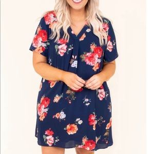 Blue Floral Dress
